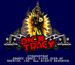 Dick Tracy Genesis Screenshot 1