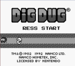 Dig Dug GB Screenshot 1