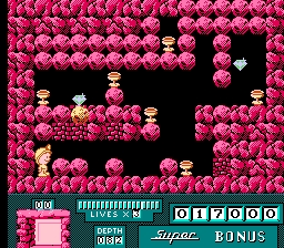 Digger T. Rock NES Screenshot Screenshot 3
