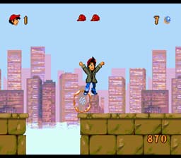 We're Back! A Dinosaur's Tale Genesis Screenshot Screenshot 2