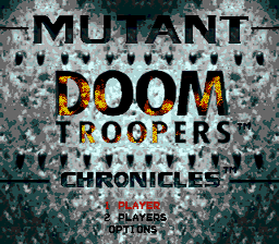 Doom Troopers Mutant Chronicles Genesis Screenshot Screenshot 1