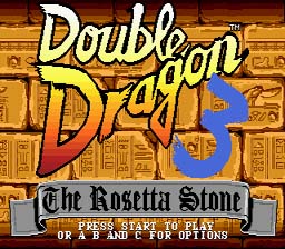Double Dragon 3: The Arcade Game Sega Genesis Screenshot 1
