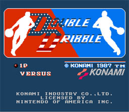 Double Dribble NES Screenshot Screenshot 1