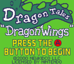 Dragon Tales: Dragon Wings Gameboy Color Screenshot 1