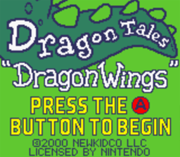 Dragon Tales: Dragon Wings Gameboy/Gameboy Color Screenshot 1