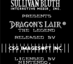 Dragon's Lair: The Legend Gameboy Screenshot Screenshot 1