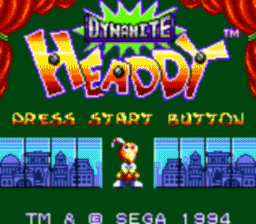 Dynamite Headdy Gamegear Screenshot Screenshot 1