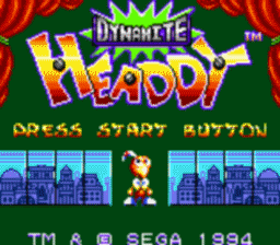 Dynamite Headdy Gamegear Screenshot 1