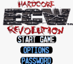 ECW Hardcore Revolution GBC Screenshot Screenshot 1