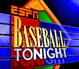 ESPN Baseball Tonight SNES Screenshot Screenshot 1
