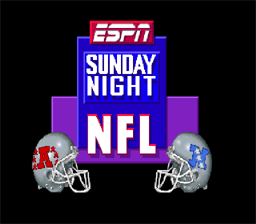 ESPN Sunday Night NFL SNES Screenshot 1