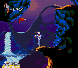 Earthworm Jim 2 SNES Screenshot Screenshot 2