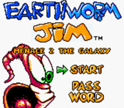 Earthworm Jim Menace 2 the Galaxy Gameboy Color Screenshot 1
