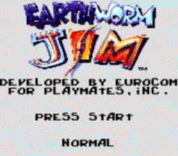 Earthworm Jim Sega GameGear Screenshot 1
