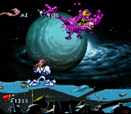Earthworm Jim SNES Screenshot Screenshot 4