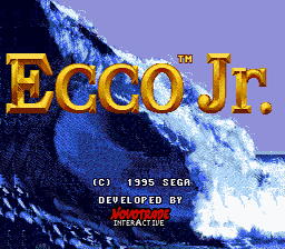 Ecco Jr. Sega Genesis Screenshot 1