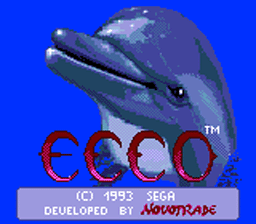 Ecco the Dolphin Gamegear Screenshot Screenshot 1
