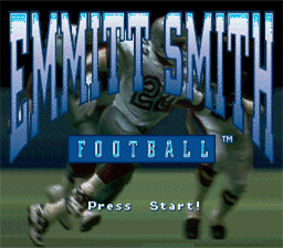 Emmitt Smith Football SNES Screenshot 1