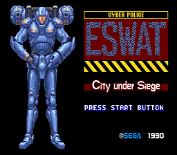 E-SWAT Genesis Screenshot 1