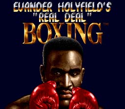 Evander Holyfield Real Deal Boxing Genesis Screenshot Screenshot 1