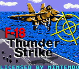 F-18 Thunder Strike GBC Screenshot Screenshot 1