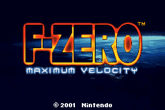 F-Zero Maximum Velocity GBA Screenshot Screenshot 1