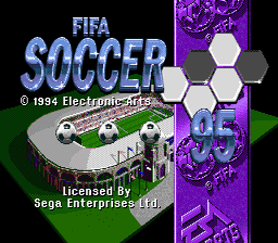 FIFA Soccer 95 Genesis Screenshot Screenshot 1