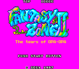 Fantasy Zone 2 Sega Master System Screenshot 1