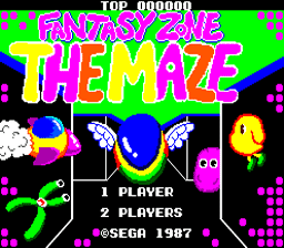 Fantasy Zone 3: The Maze Sega Master System Screenshot 1