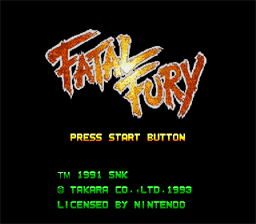 Fatal Fury Super Nintendo Screenshot 1
