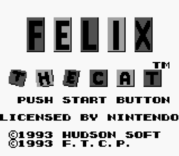 Felix The Cat Gameboy Screenshot Screenshot 1