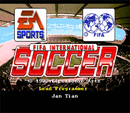FIFA International Soccer screen shot 1 1