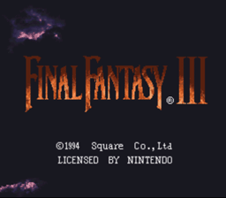 Final Fantasy 3 Super Nintendo Screenshot 1