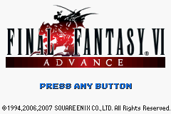Final Fantasy 6 Advance Gameboy Advance Screenshot 1