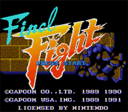 Final Fight SNES Screenshot Screenshot 1