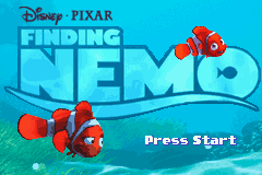 Finding Nemo GBA Screenshot Screenshot 1