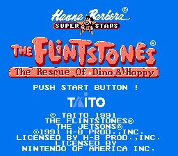 Flintstones: The Rescue of Dino & Hoppy screen shot 1 1