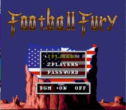 Football Fury SNES Screenshot 1