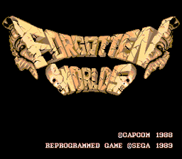 Forgotten Worlds Genesis Screenshot 1