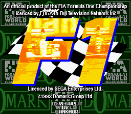 Formula One Genesis Screenshot Screenshot 1