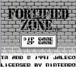 Fortified Zone Gameboy Screenshot Screenshot 1