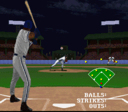 Frank Thomas Big Hurt Baseball SNES Screenshot 2