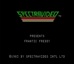 Frantic Freddy Colecovision Screenshot Screenshot 1