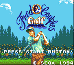 Fred Couples Golf Gamegear Screenshot Screenshot 1