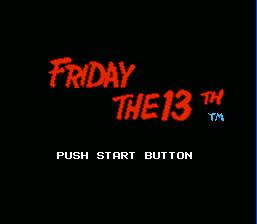 Friday the 13th NES Screenshot Screenshot 1