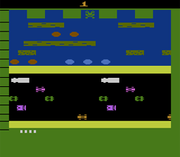 Frogger Atari 2600 Screenshot 1