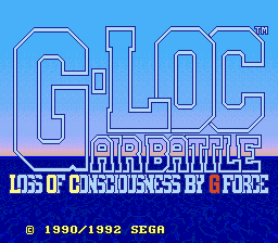 G-Loc Air Battle Genesis Screenshot Screenshot 1