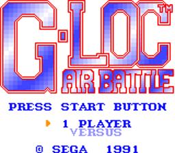 G-Loc Air Battle Gamegear Screenshot Screenshot 1