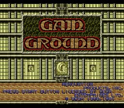 Gain Ground Genesis Screenshot 1