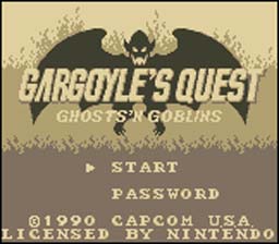 Gargoyles Title Screen